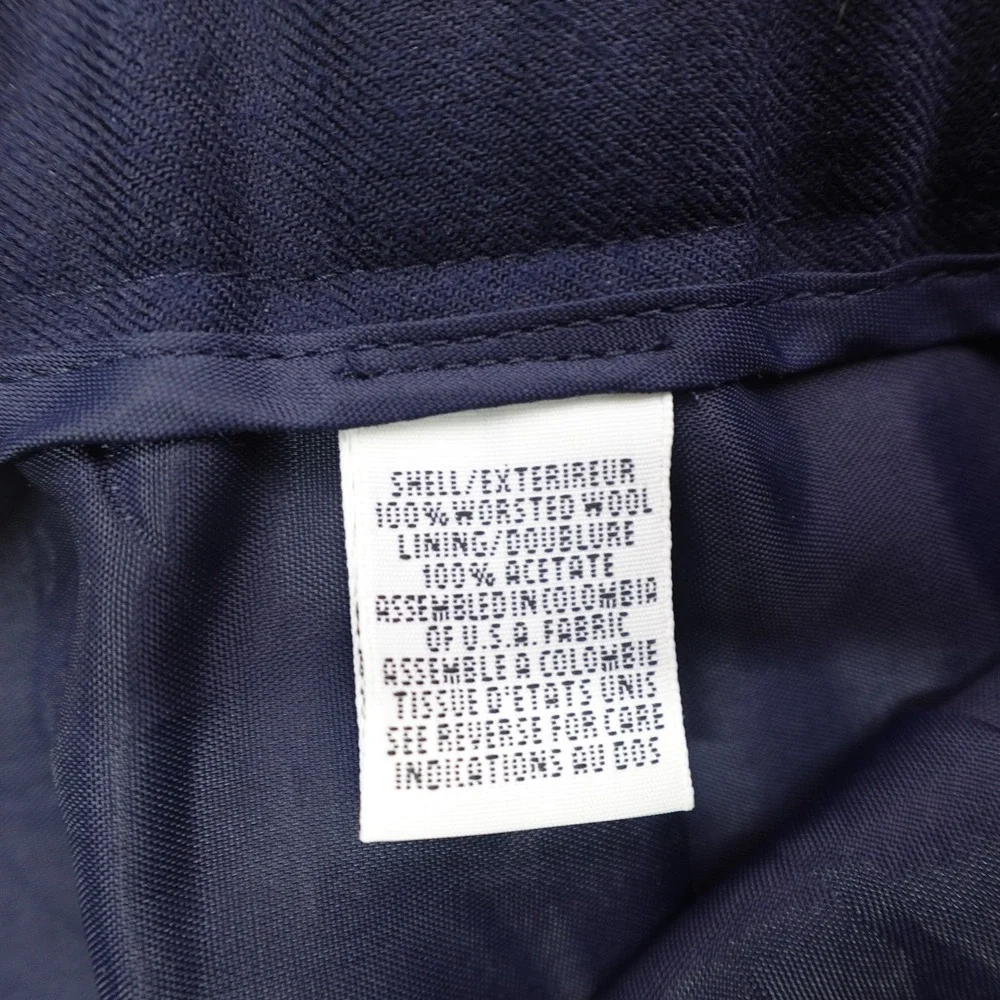 Talbots Pants Womens 10 Petite Wool Pull On Elastic Waist Classic Office Workwea - Picture 10 of 12